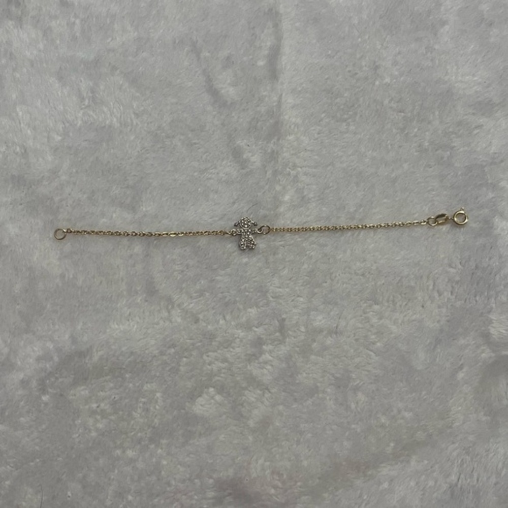 Elegant Gold Bracelet with Silver Accents for a child NWOT